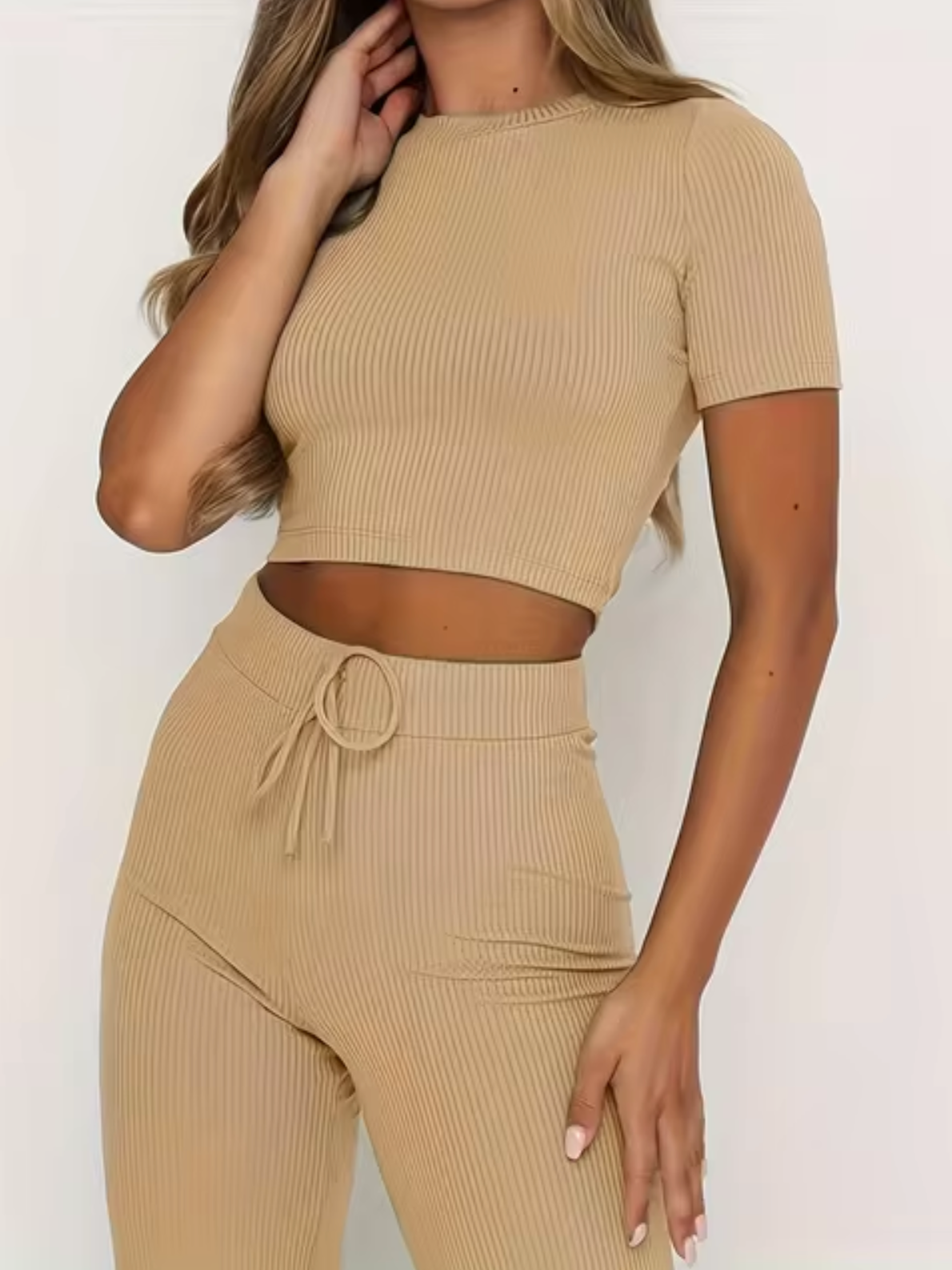 Jarrah – Crop-Top- und Hosen-Set