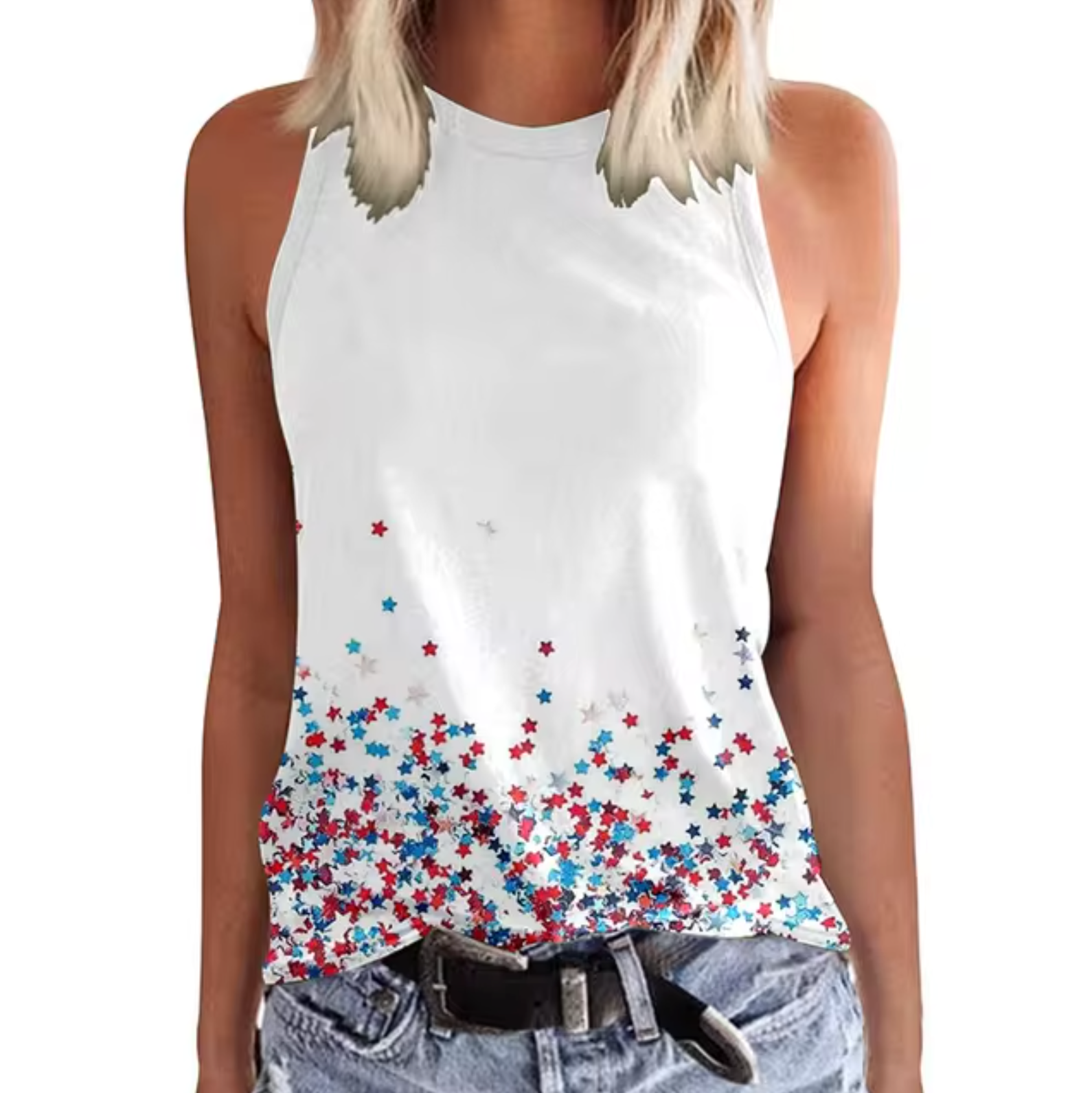 Daisy – Ärmellose Tanktops mit Musterdesigns