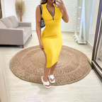 Emily – Elegantes Kleid mit Reißverschluss Vorne