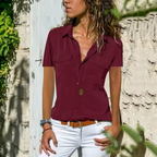 Jennie – Stylisches Kurzarmhemd