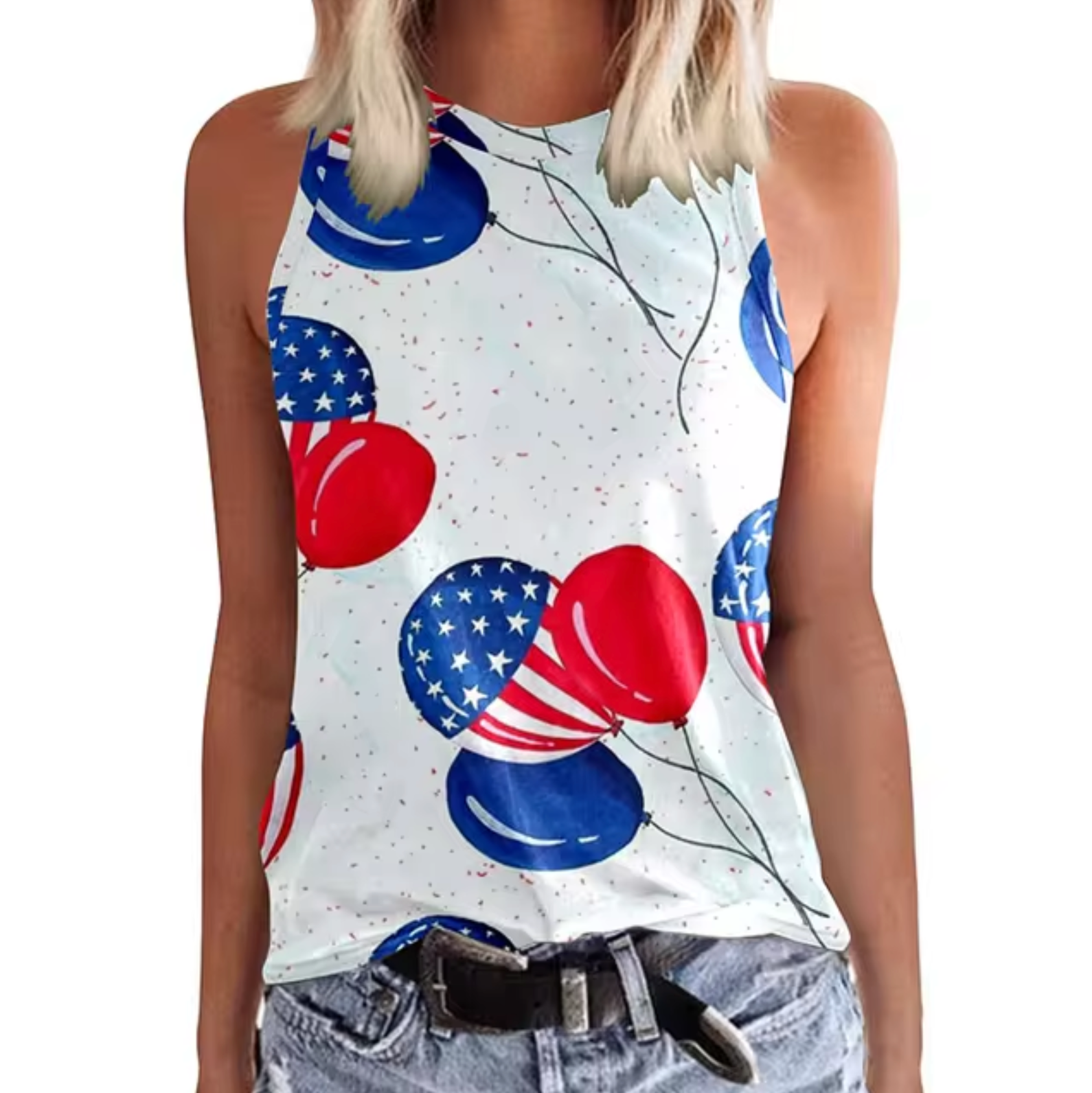 Daisy – Ärmellose Tanktops mit Musterdesigns