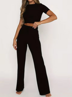 Jarrah – Crop-Top- und Hosen-Set