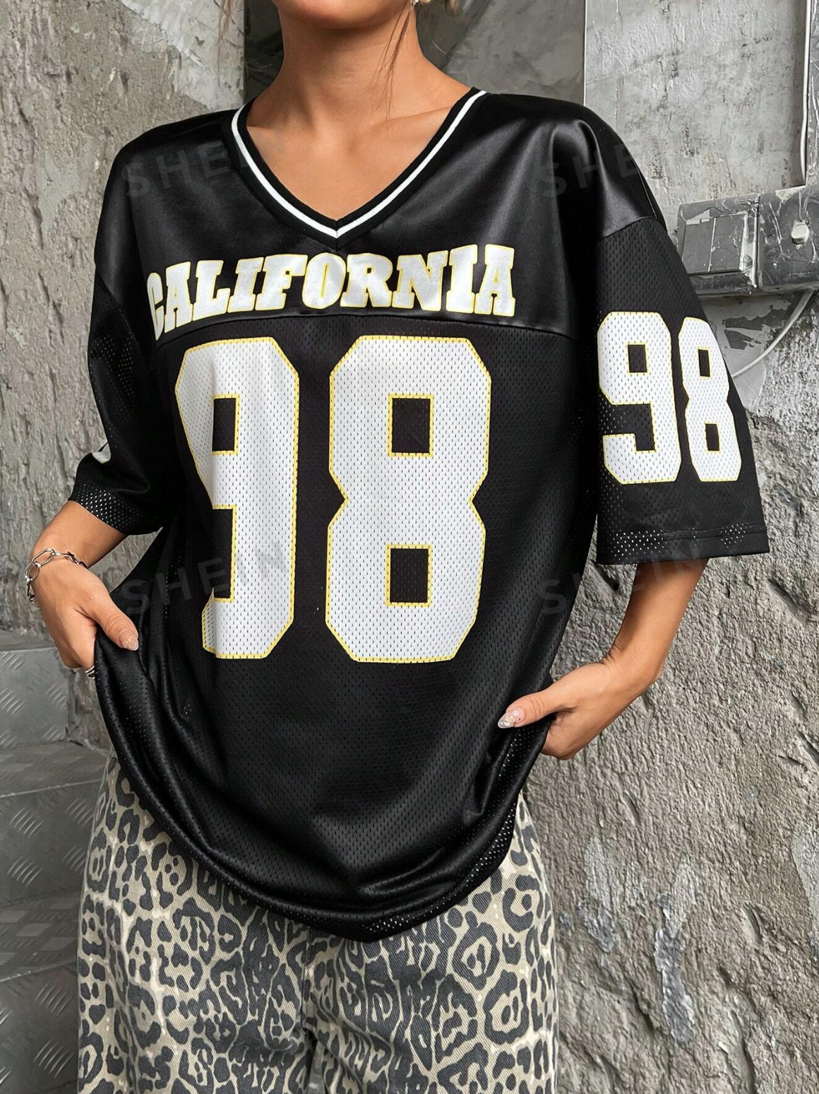 Harriet - Übergroßes Jersey-Top