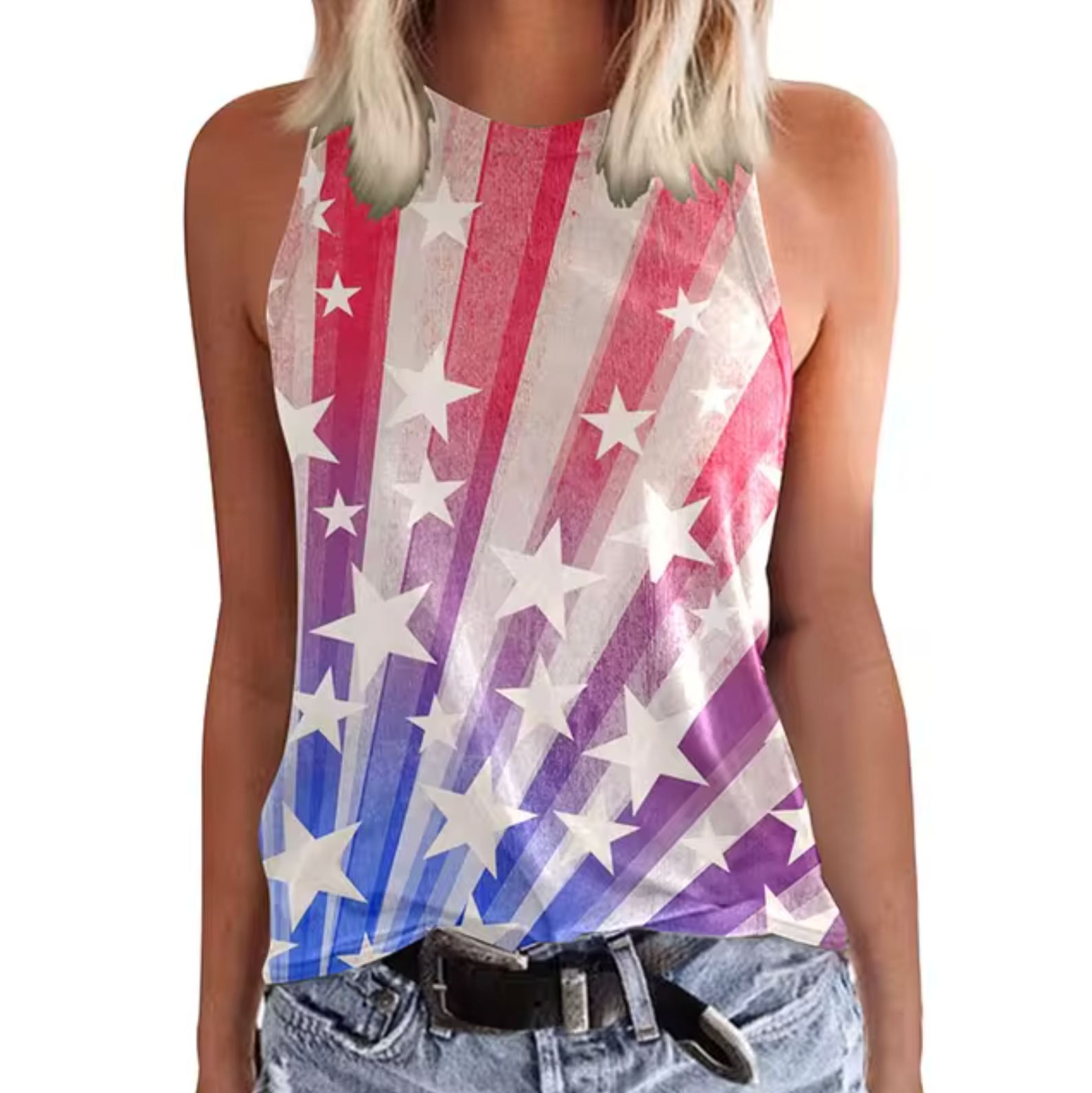 Daisy – Ärmellose Tanktops mit Musterdesigns