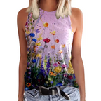 Brigitte – Ärmellose Tanktops mit Blumenmuster