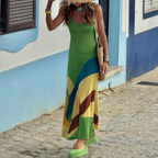 Kalina – Elegantes Figurbetontes Maxikleid