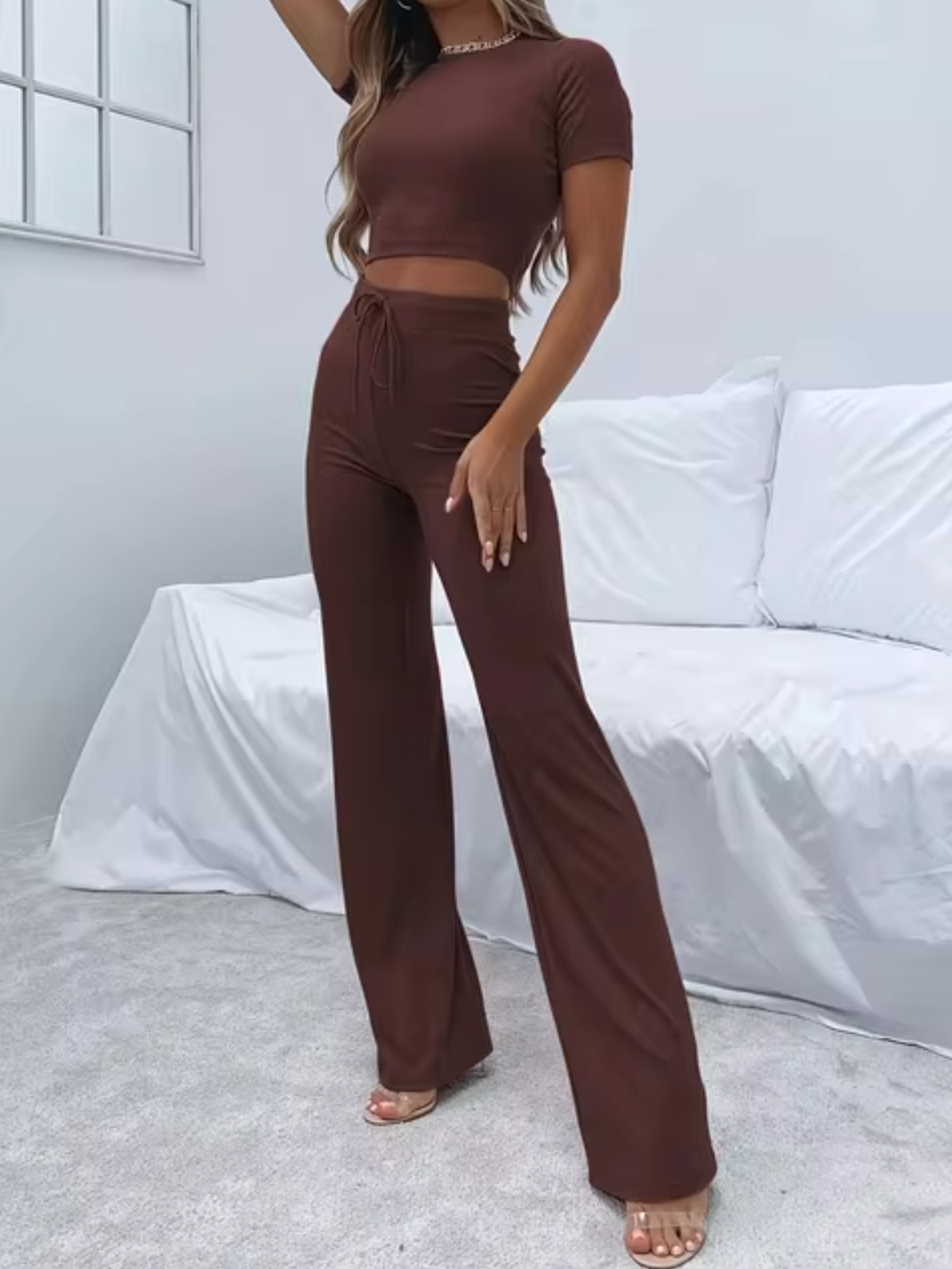 Jarrah – Crop-Top- und Hosen-Set