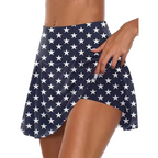 Aurora – Trainings-Skorts mit Musterdruck