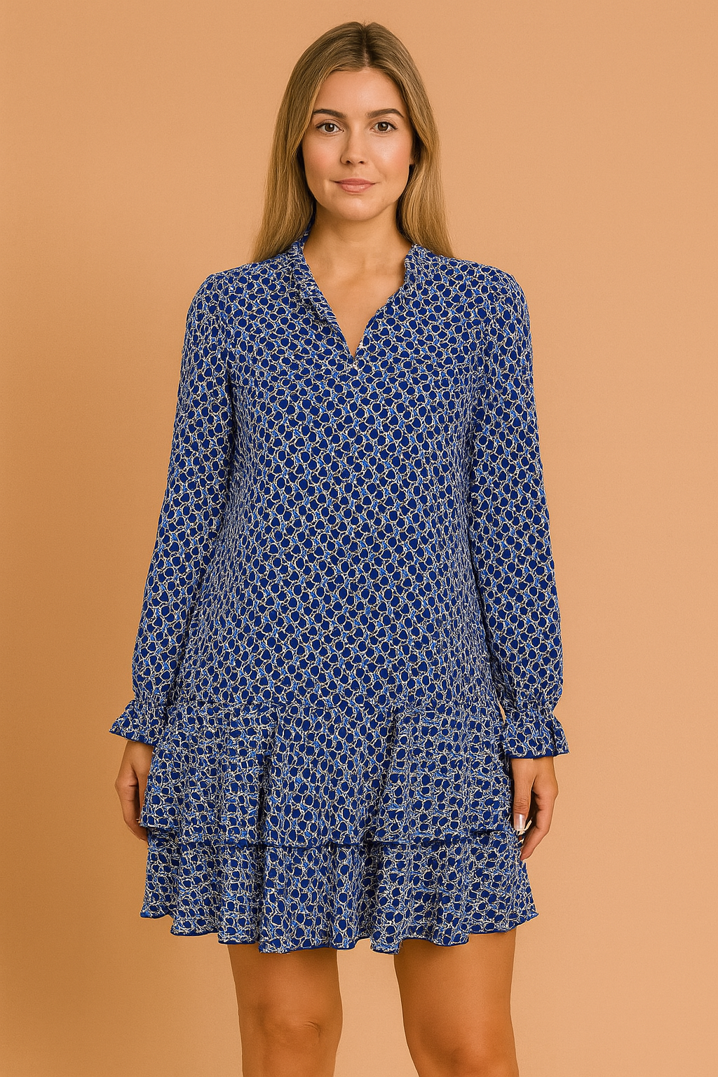 CHARICE | Elegantes Langarmkleid 0