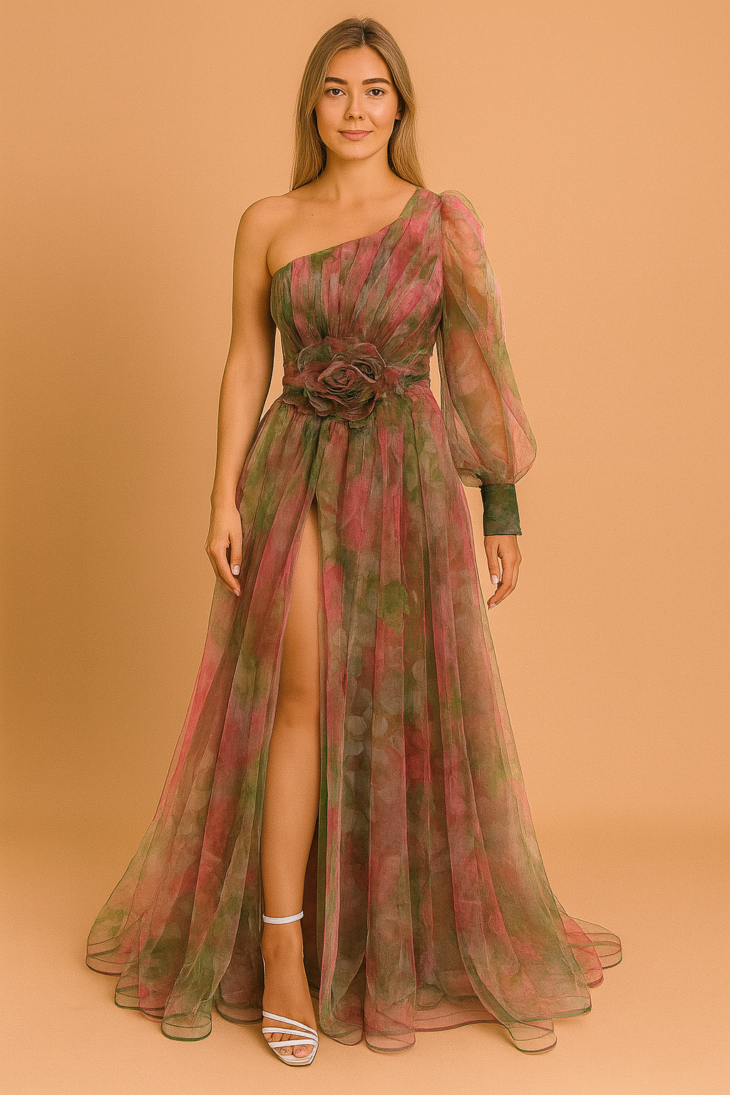 FIONA | Elegantes schulterfreies Kleid 1