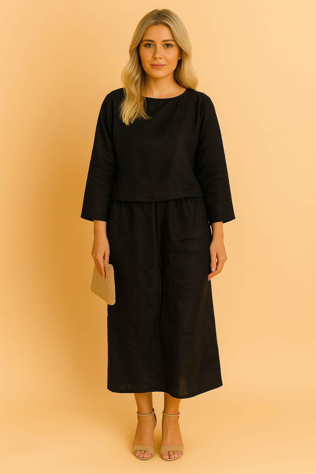 Lily | Luftiges zweiteiliges Leinen-Set 0