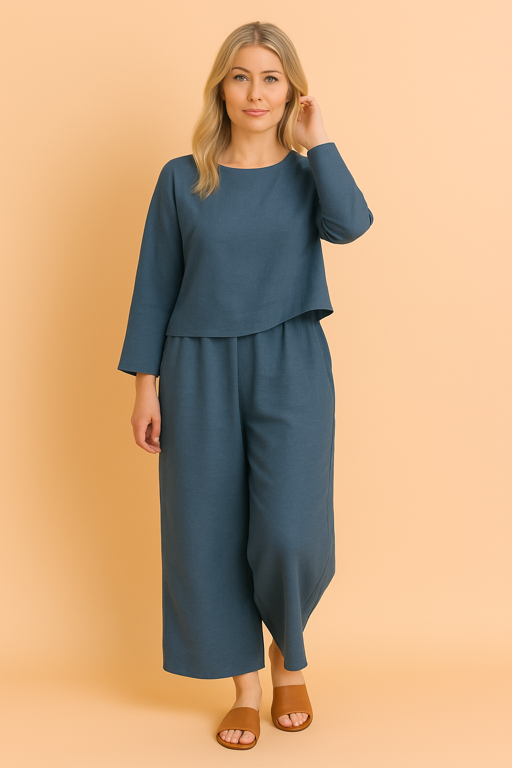 Lily | Luftiges zweiteiliges Leinen-Set 4