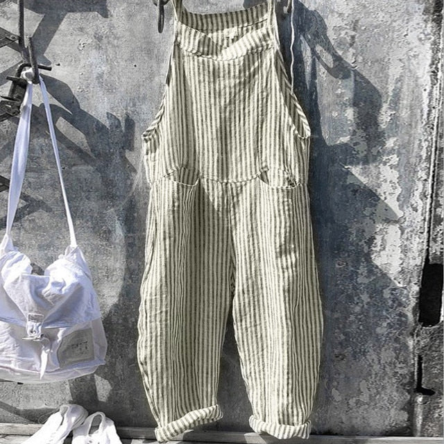 Aelira – Trendiger Leinen-Jumpsuit