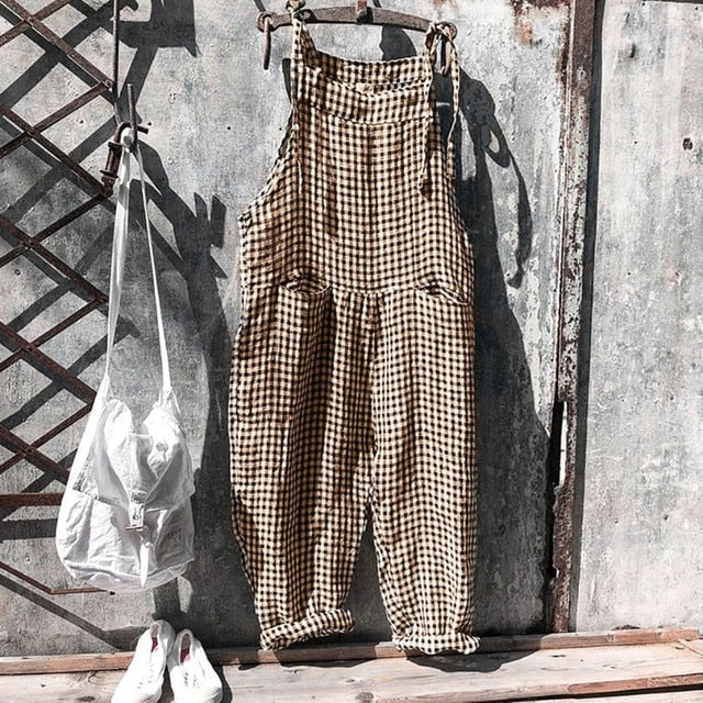 Aelira – Trendiger Leinen-Jumpsuit