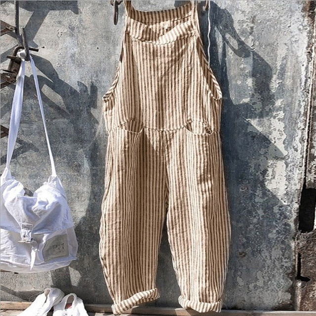 Aelira – Trendiger Leinen-Jumpsuit