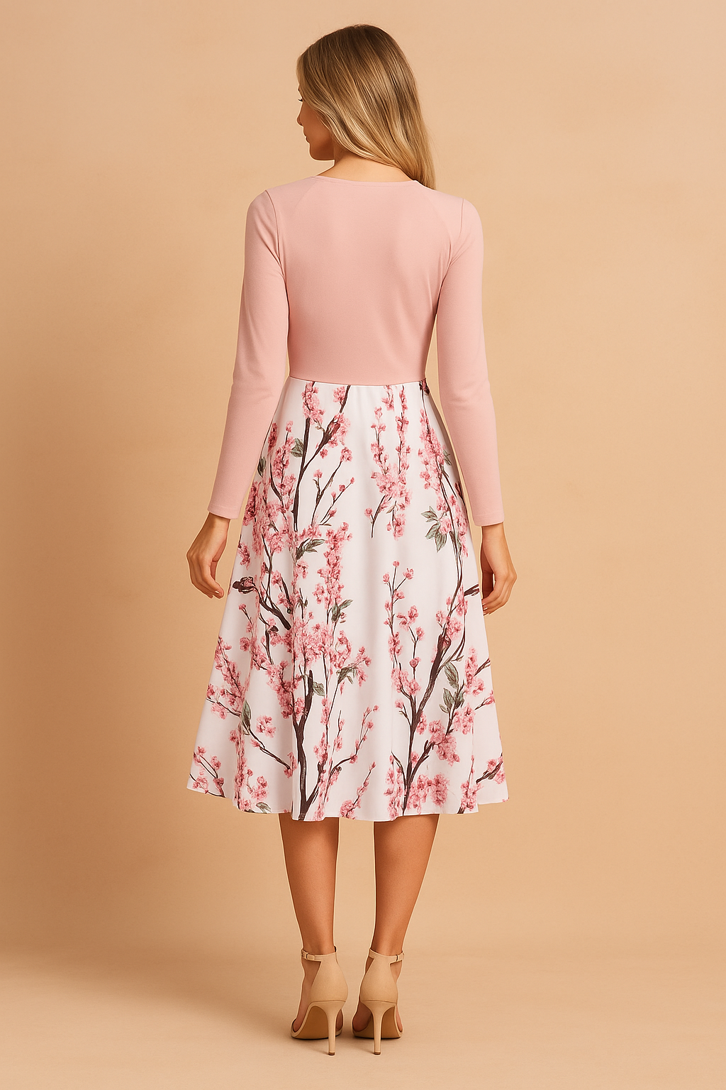 Vivian | Stilvolles Maxikleid mit Blumenmuster 2