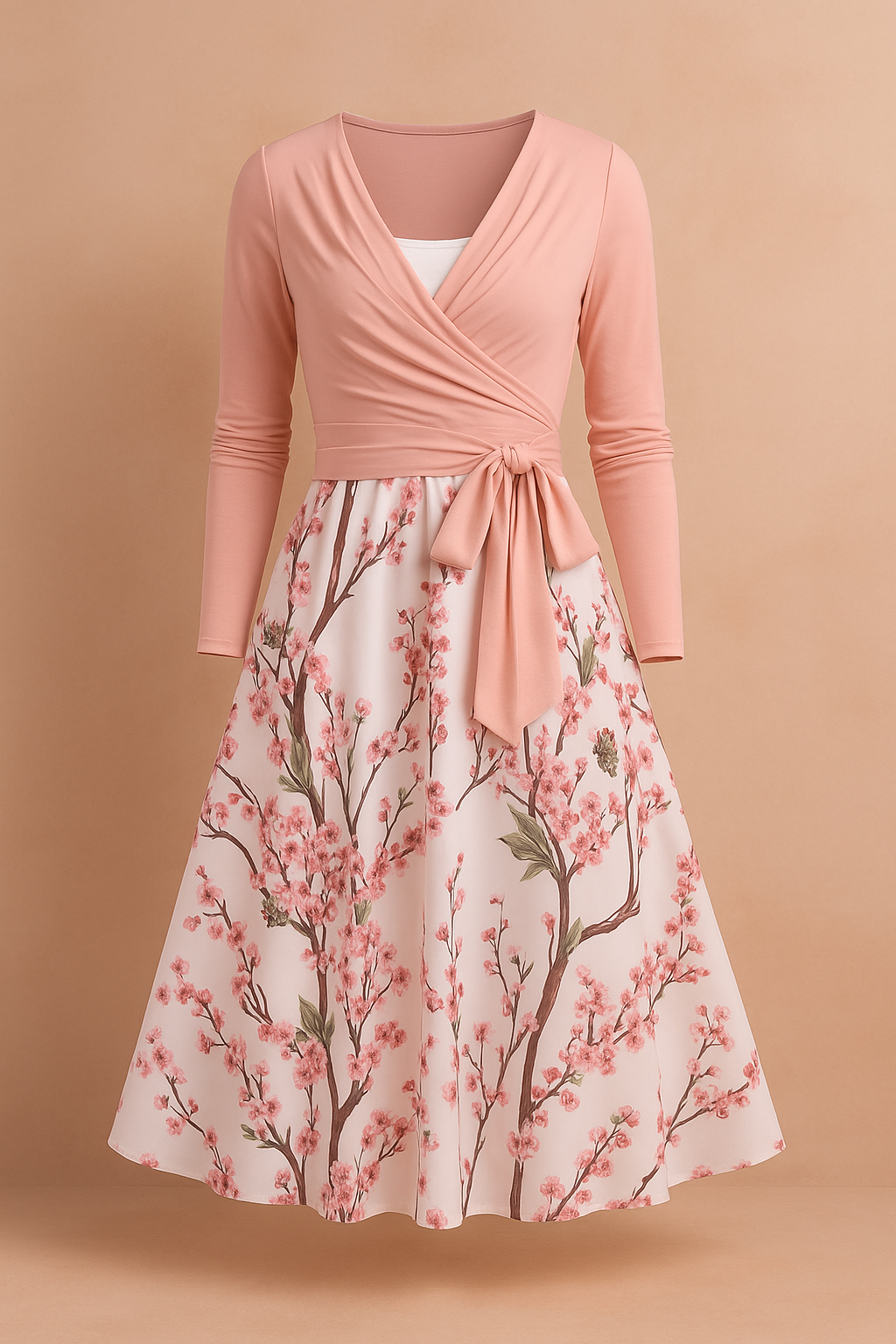 Vivian | Stilvolles Maxikleid mit Blumenmuster 3